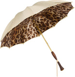 LUXE Leopard with wood and genuine Swarovski accent handle