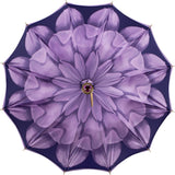 LUXE Purple Flower with NEW LOOPED LUCITE HANDLE (see Pink Flower for handle)