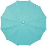 LUXE Teal Peacock with straight metal jeweled handle